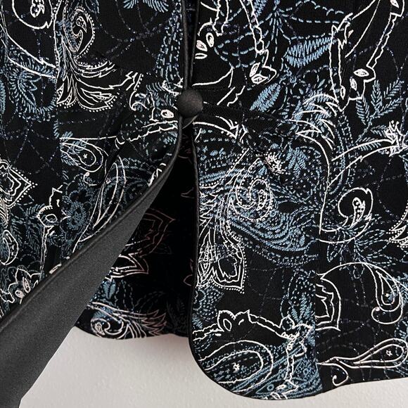 Alex Evenings Womens MP Petite 2pc Set Paisley Formal Cocktail Party Glam Top - Picture 4 of 11